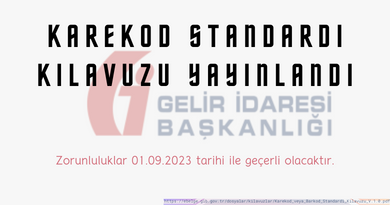 Gib Karekod Yeni Standardı Kılavuzunu Yayınladı